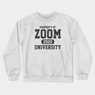 Zoom University Black Crewneck Sweatshirt